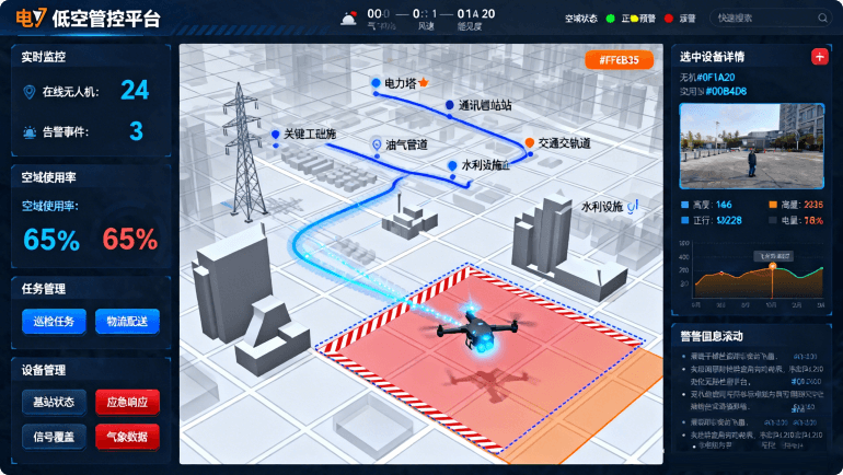 基础设施低空安全管控平台
